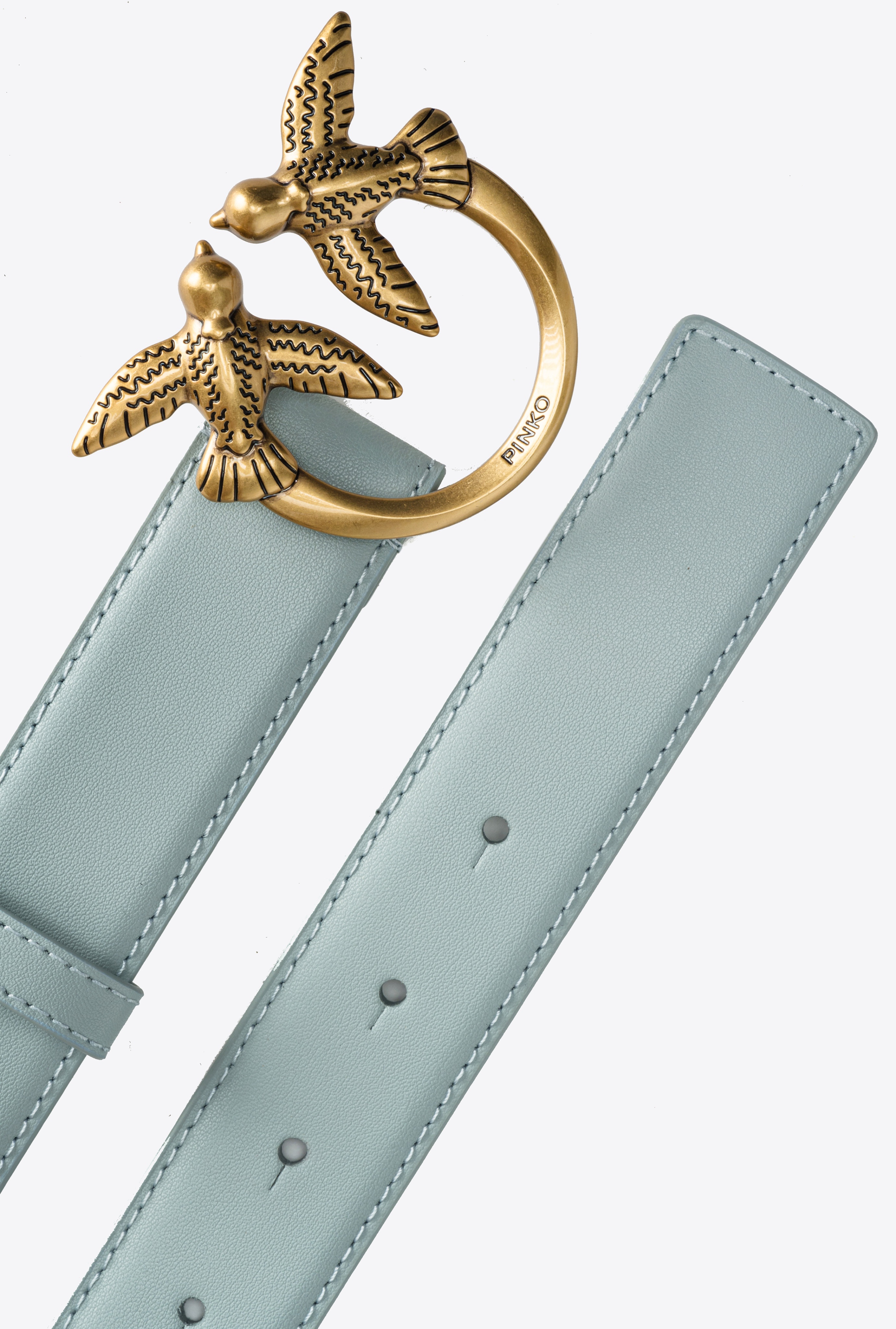 LOVE BIRDS LEATHER BELT 3CM - 3