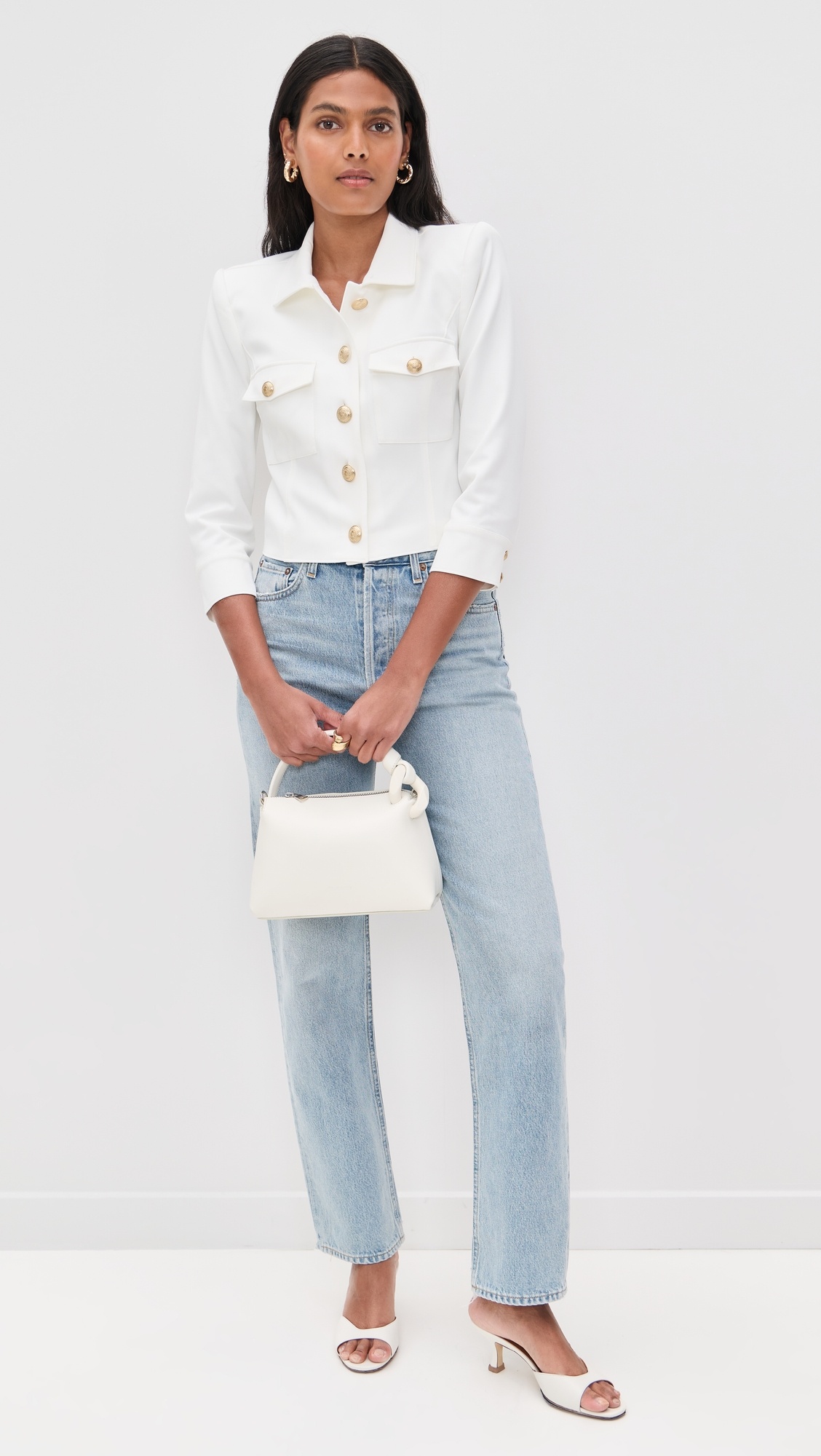 Kumi Cropped Fitted Jacket - 4
