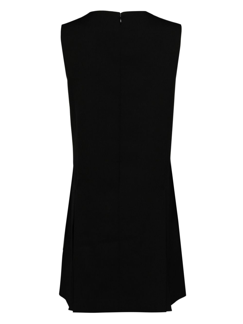 V-neck pleated minidress - 2