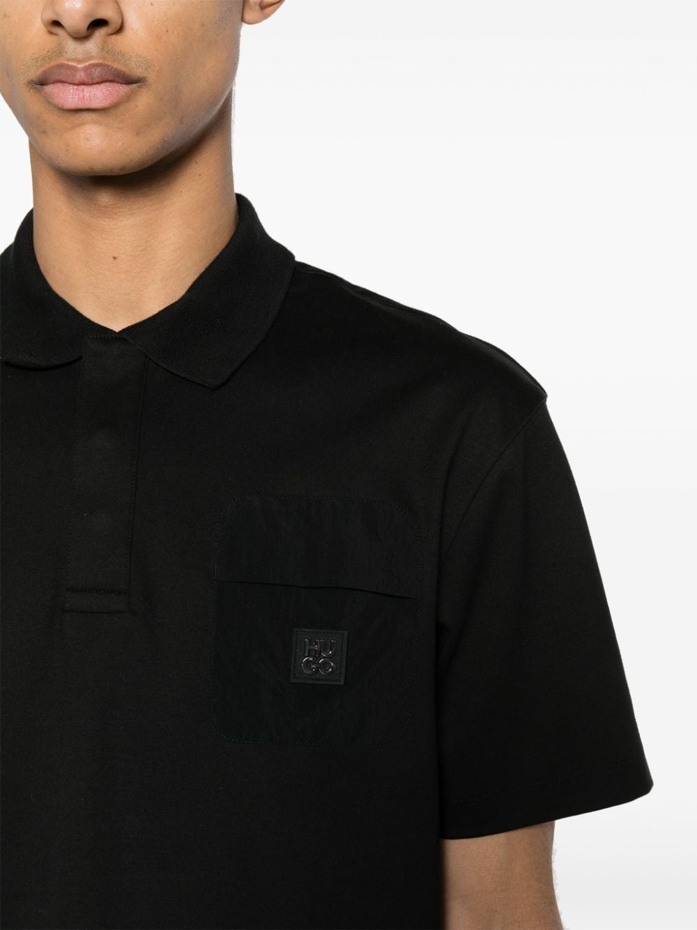 appliquÃ©-logo cotton polo shirt - 5