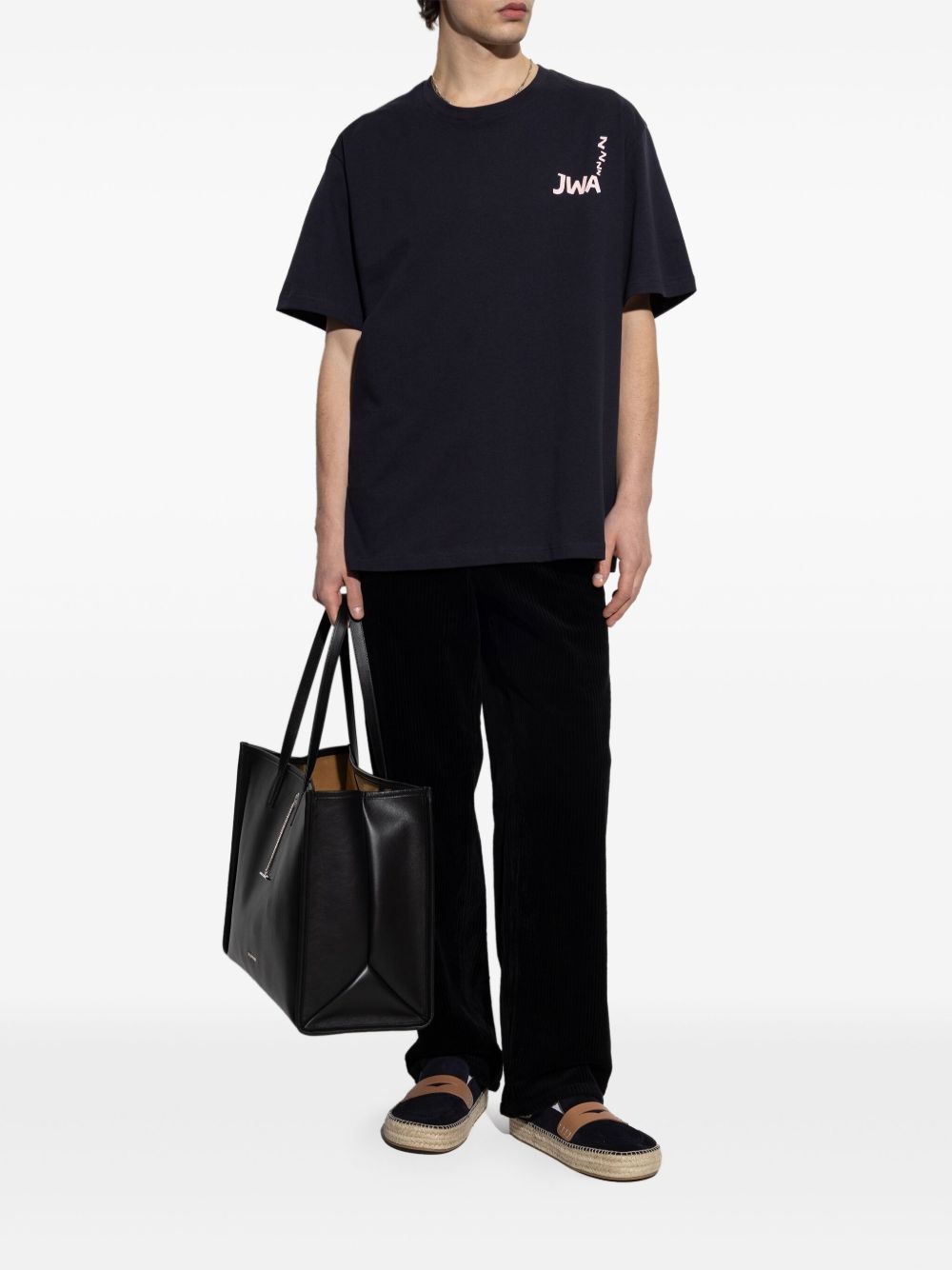 corduroy straight trousers - 2