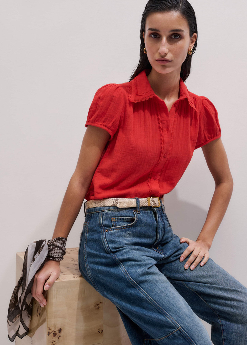 ME+EM Summer Trim Blouse outlook