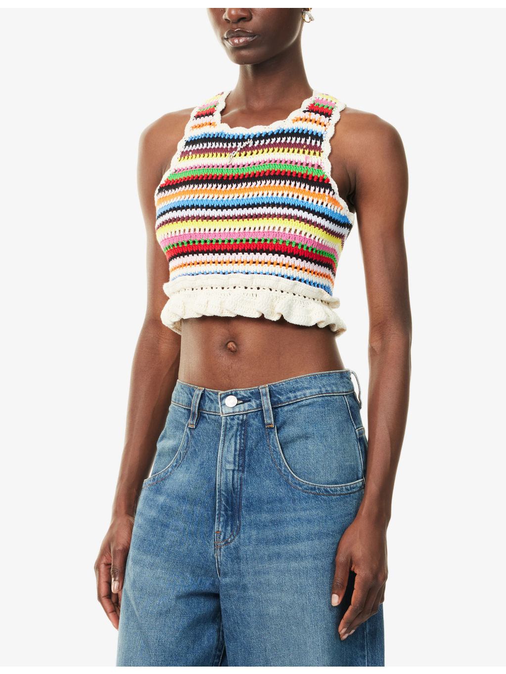 Crochet Sleeveless Cotton Top - 3