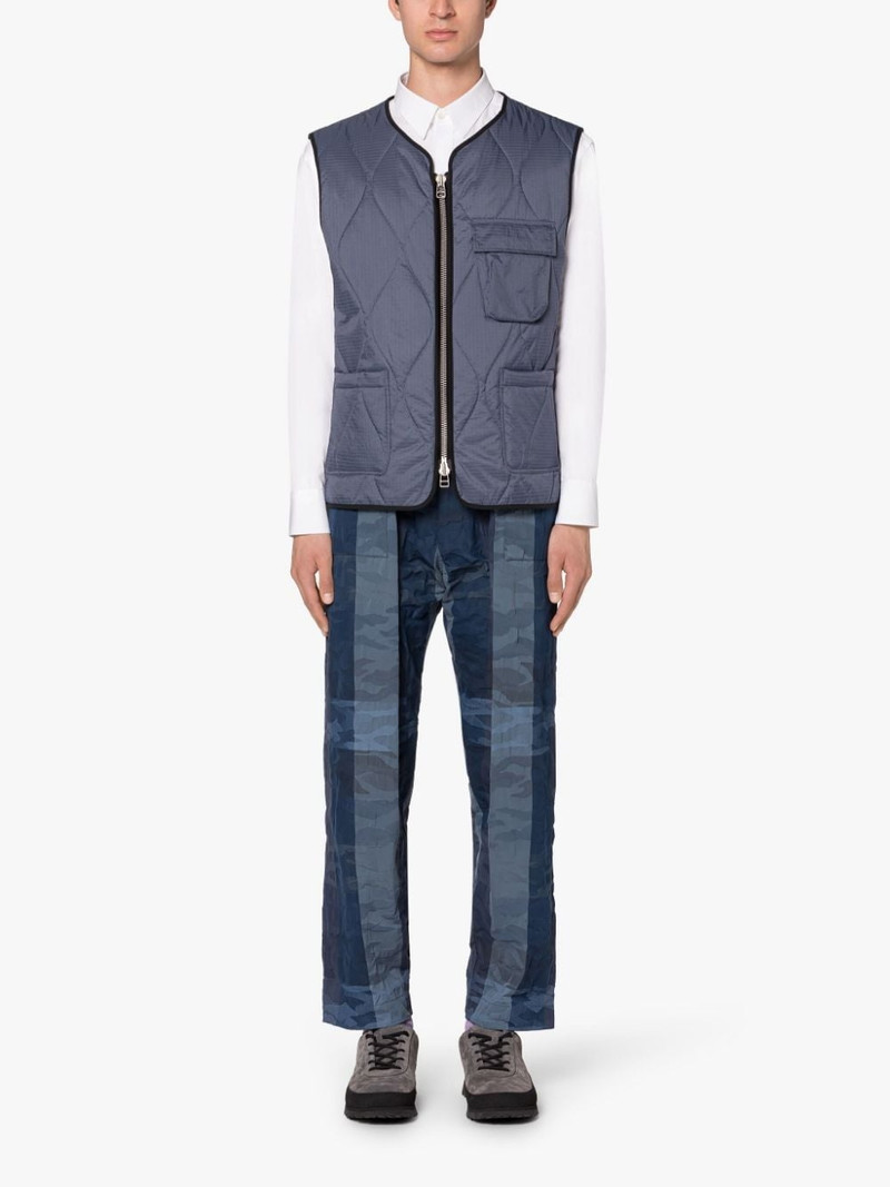 Mackintosh GENERAL NAVY NYLON GILET outlook