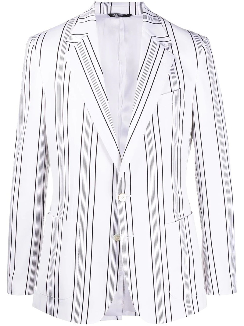 striped pattern blazer 1