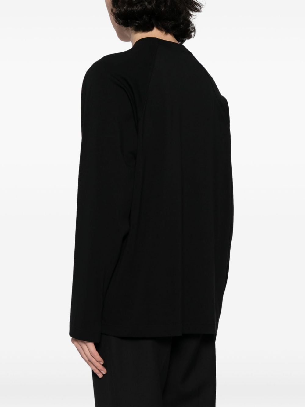 logo-print long-sleeve T-shirt - 4