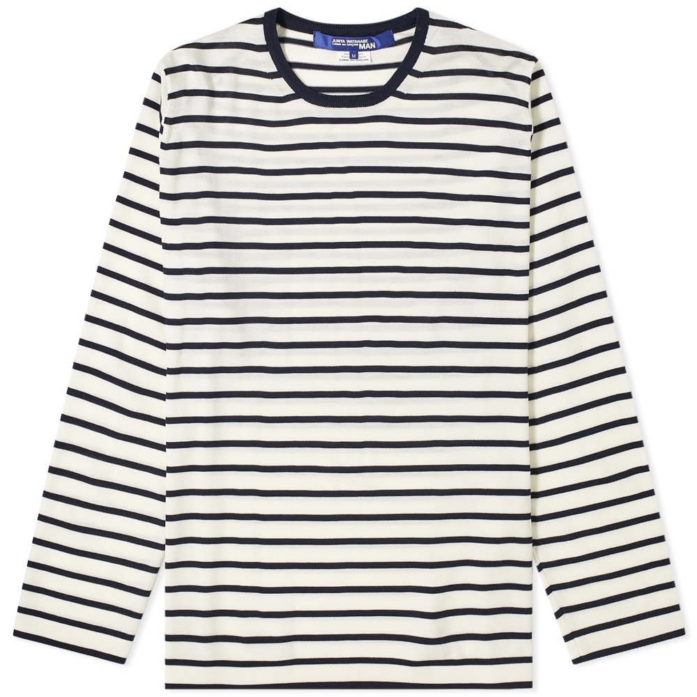 Junya Watanabe MAN Long Sleeve Striped Tee - 1