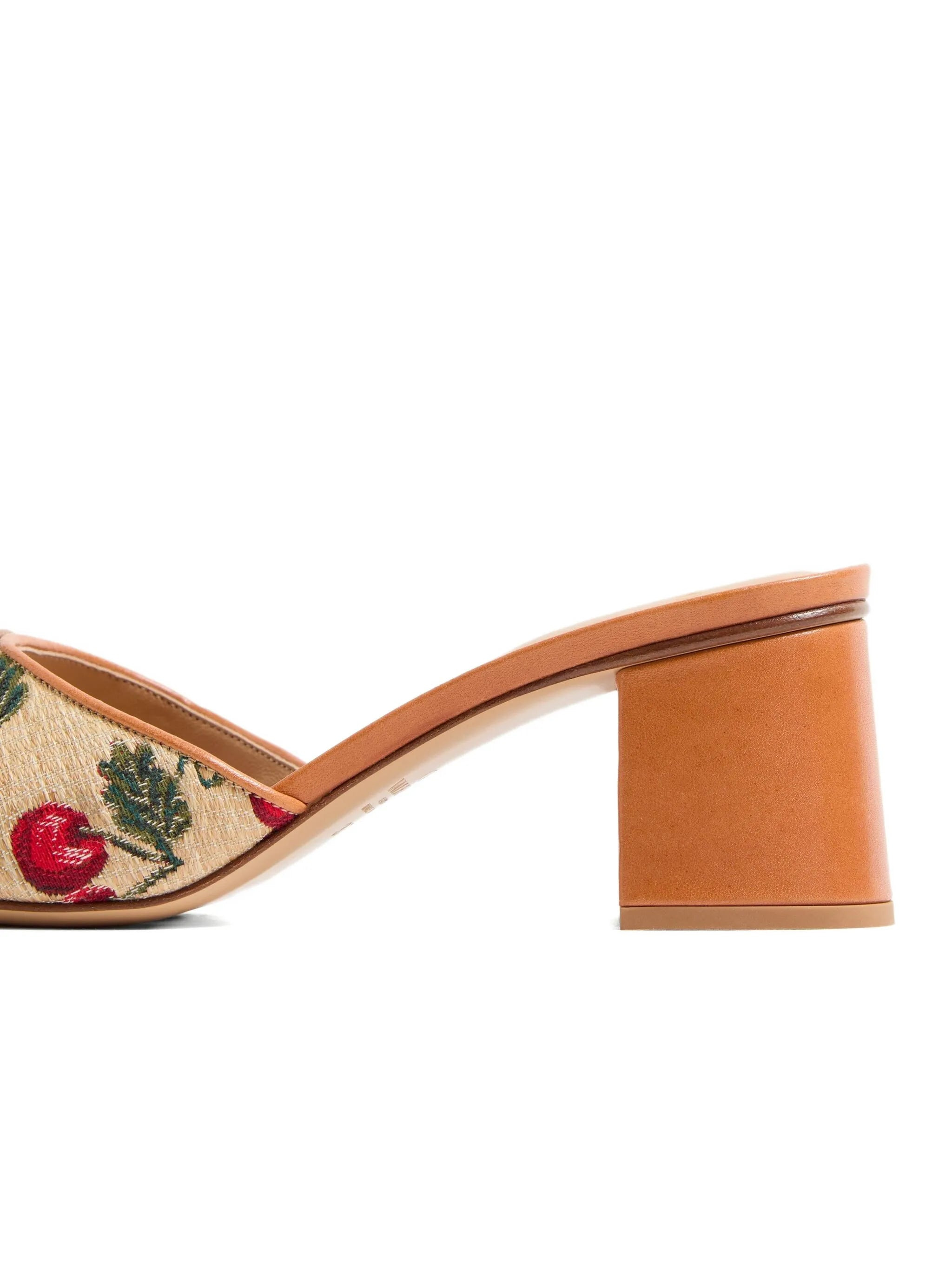 60mm VLogo Signature Cherryfic sandals - 6