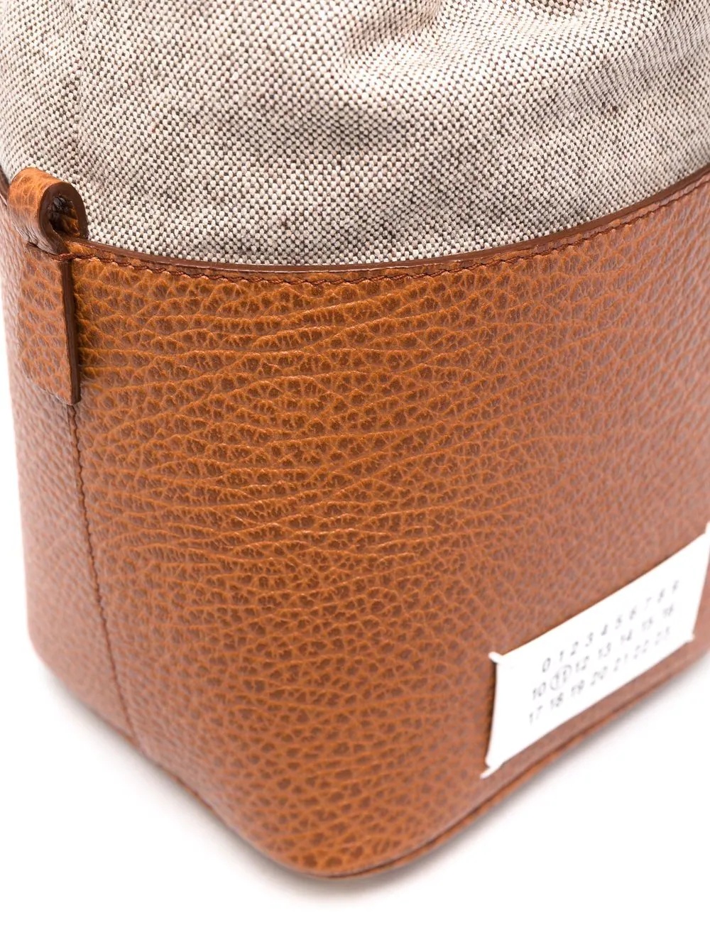logo patch bucket bag - 4