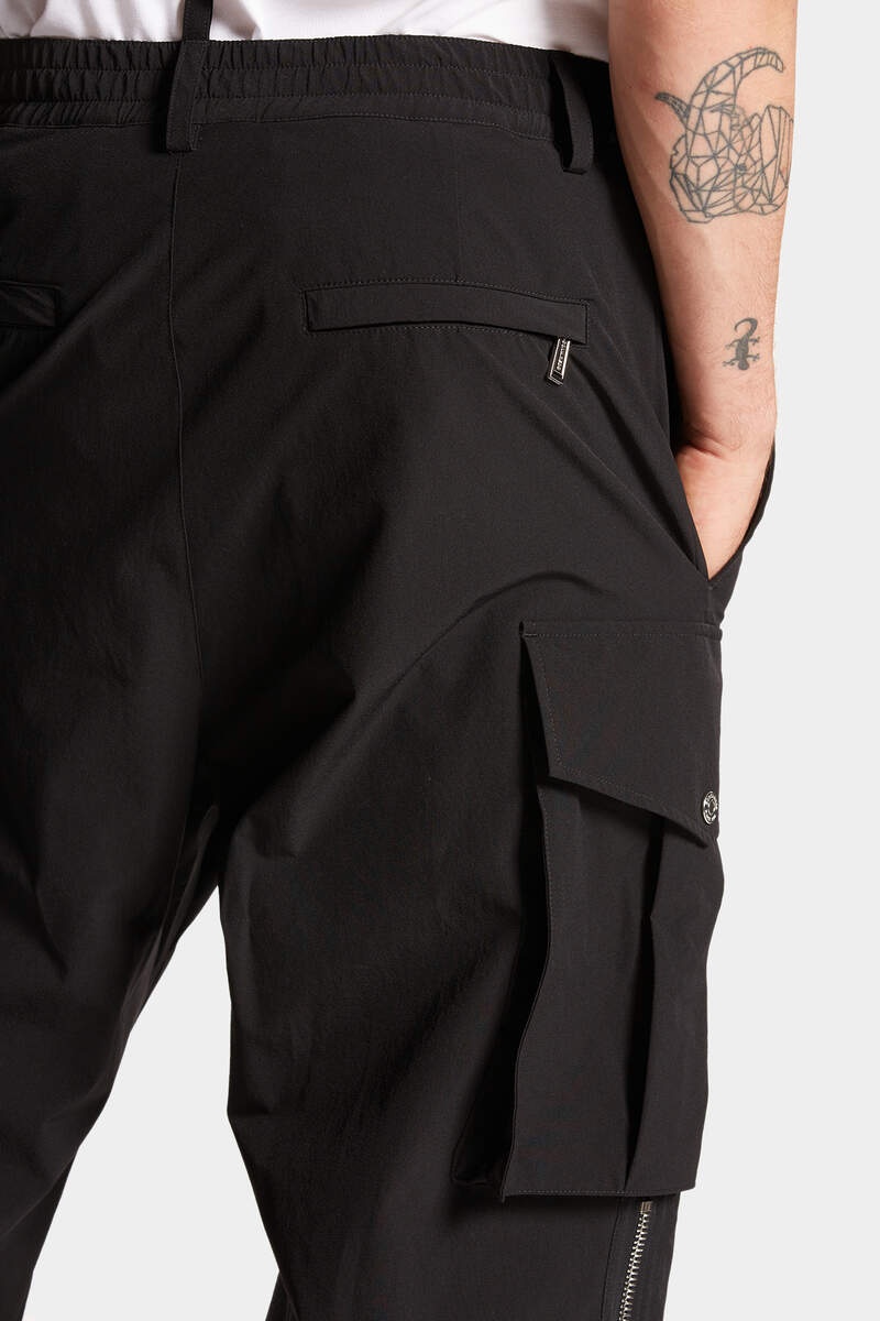 TECHNO NYLON CARGO PANTS - 8