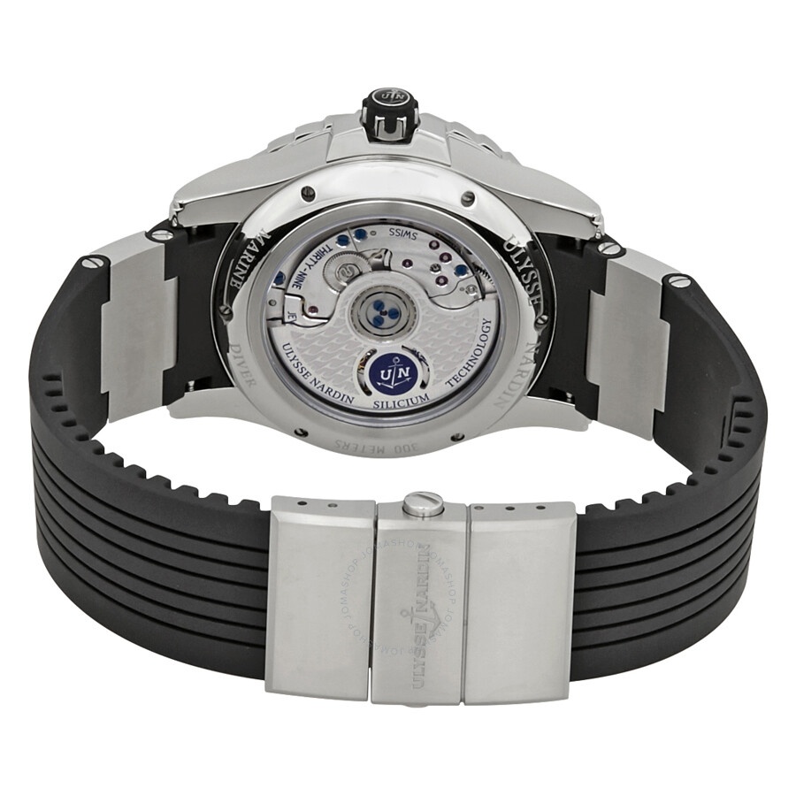 Ulysse Nardin Diver Automatic Black Dial Ladies Watch 3203-190-3C/12.12 - 3