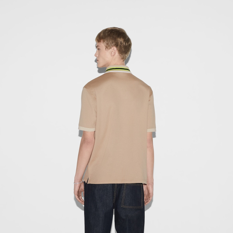 Cotton polo shirt with embroidery 7