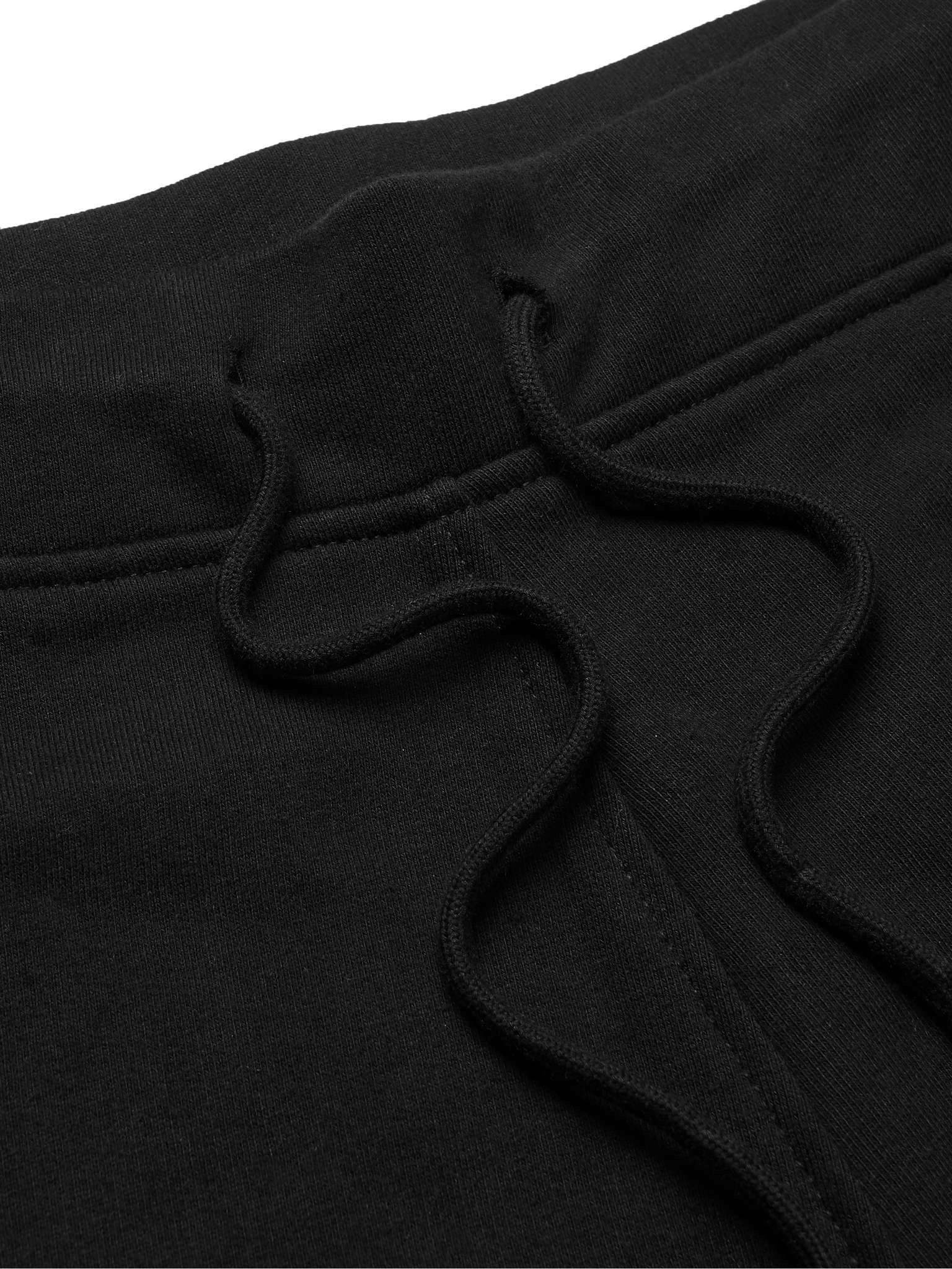 Molleton Tapered Fleece-Back Cotton-Jersey Sweatpants - 3