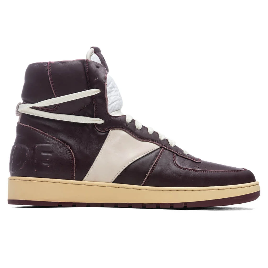 Rhecess Hi Top Sneaker Maroon - 1