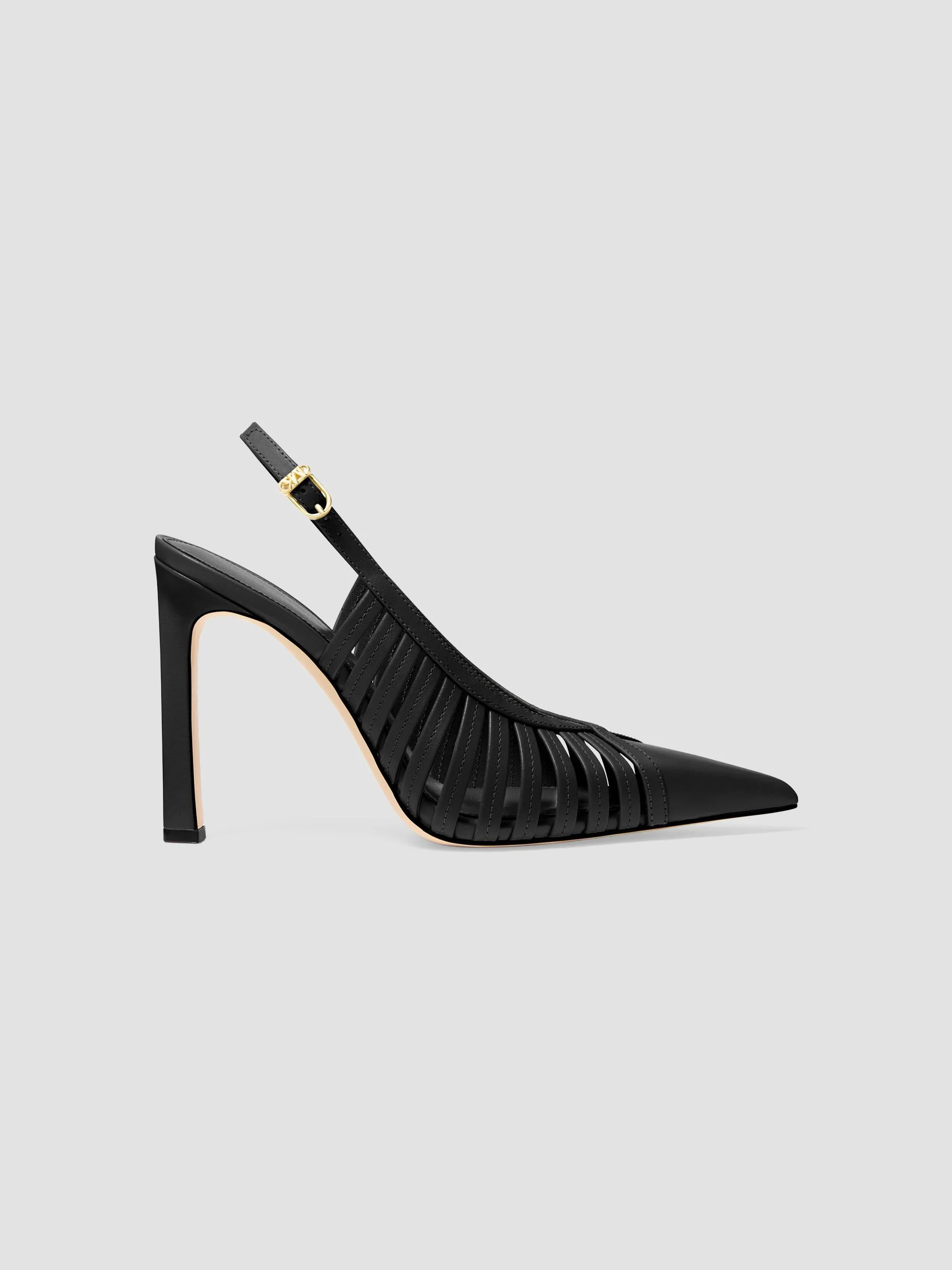 Women's Adriana 100MM Slingback Pumps - Black - 1