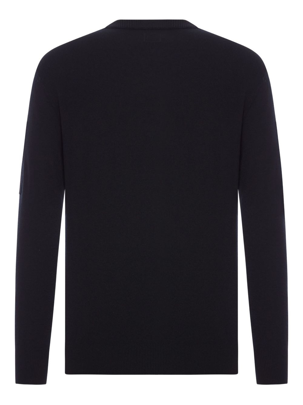 C.P. Company Men Logo Wool Crewneck Sweater - 2