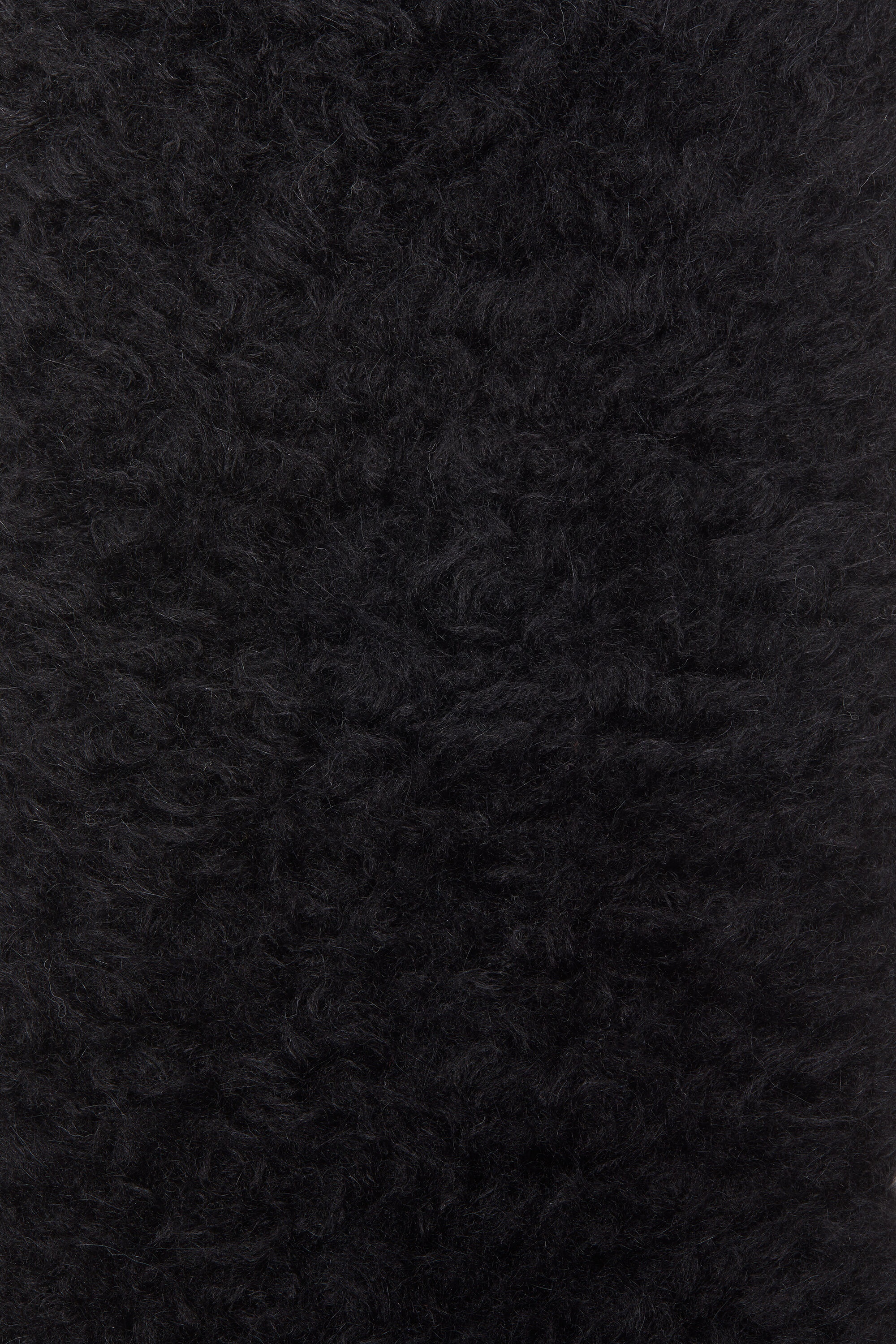 Fluffy scarf - Narrow - Black - 5