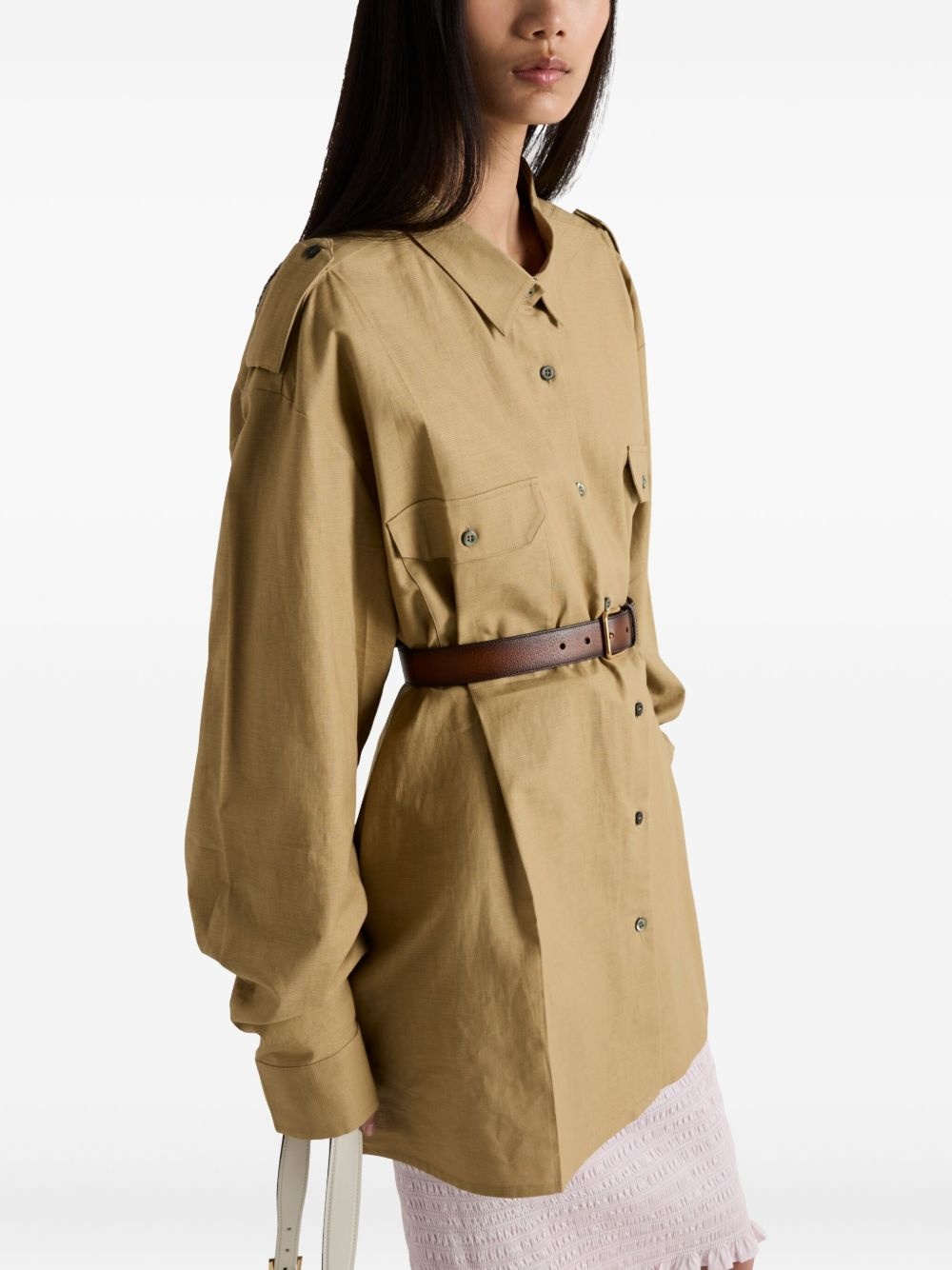 oversized cotton shirt - 4