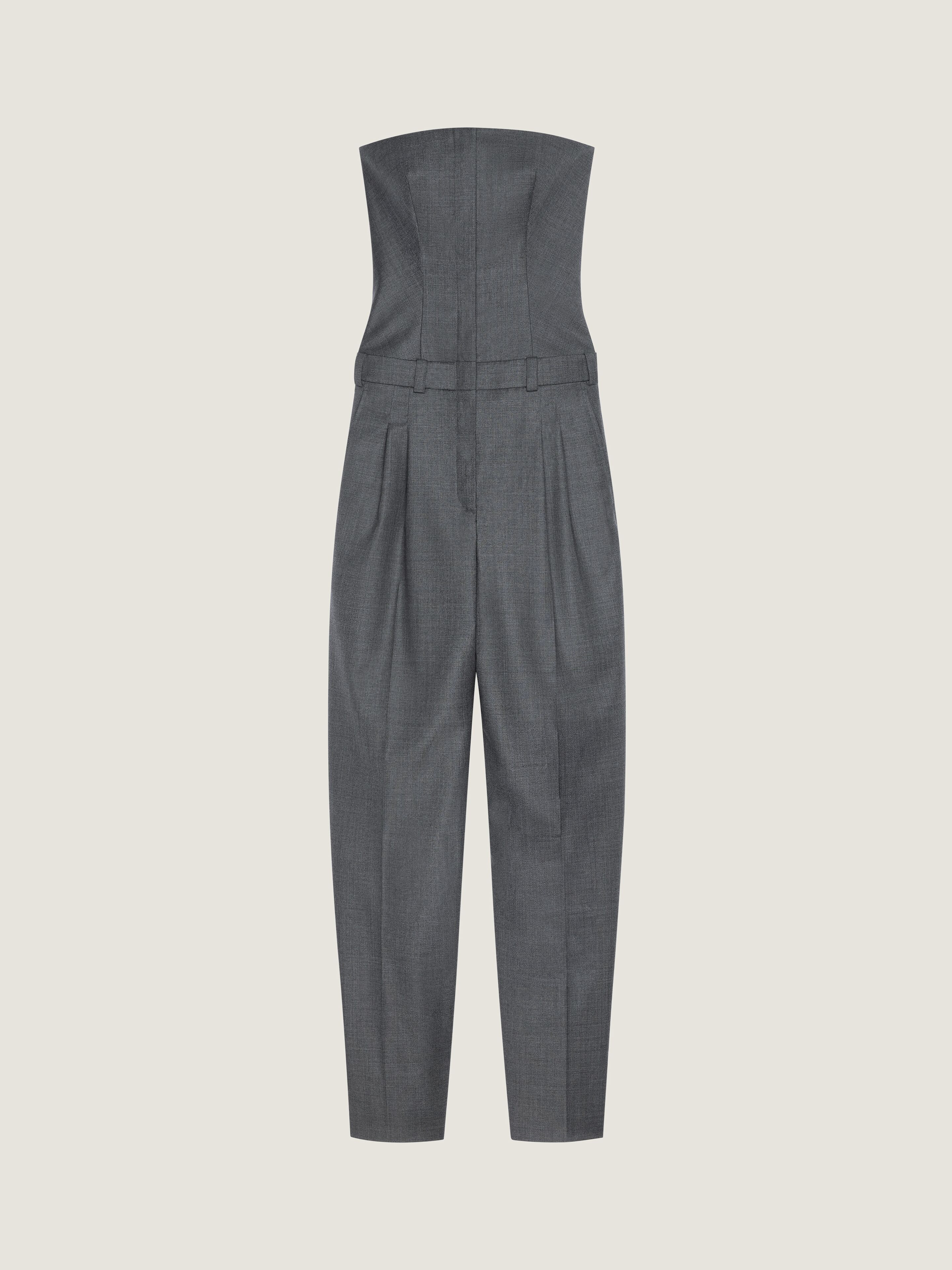 BULLET BUSTIER TAILORED ALL-IN-ONE IN WOOL - 1