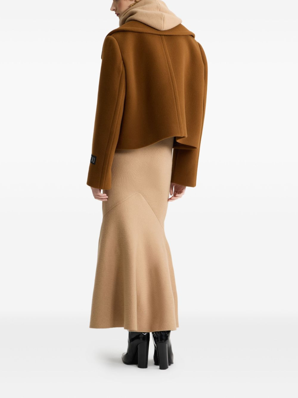 double-breasted wool jacket - 3