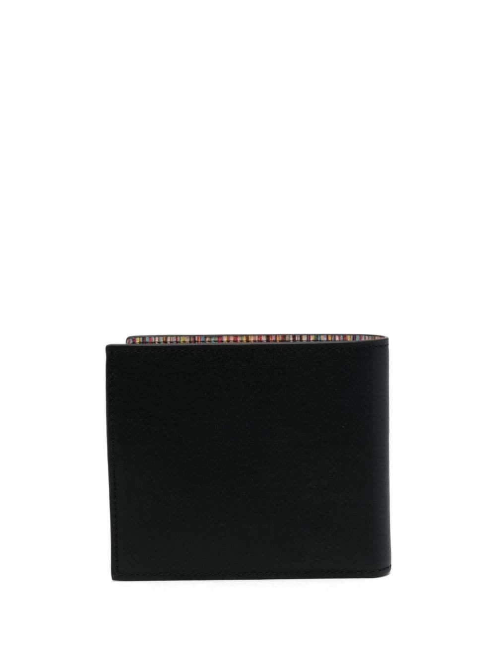 logo-print leather folded wallet - 2