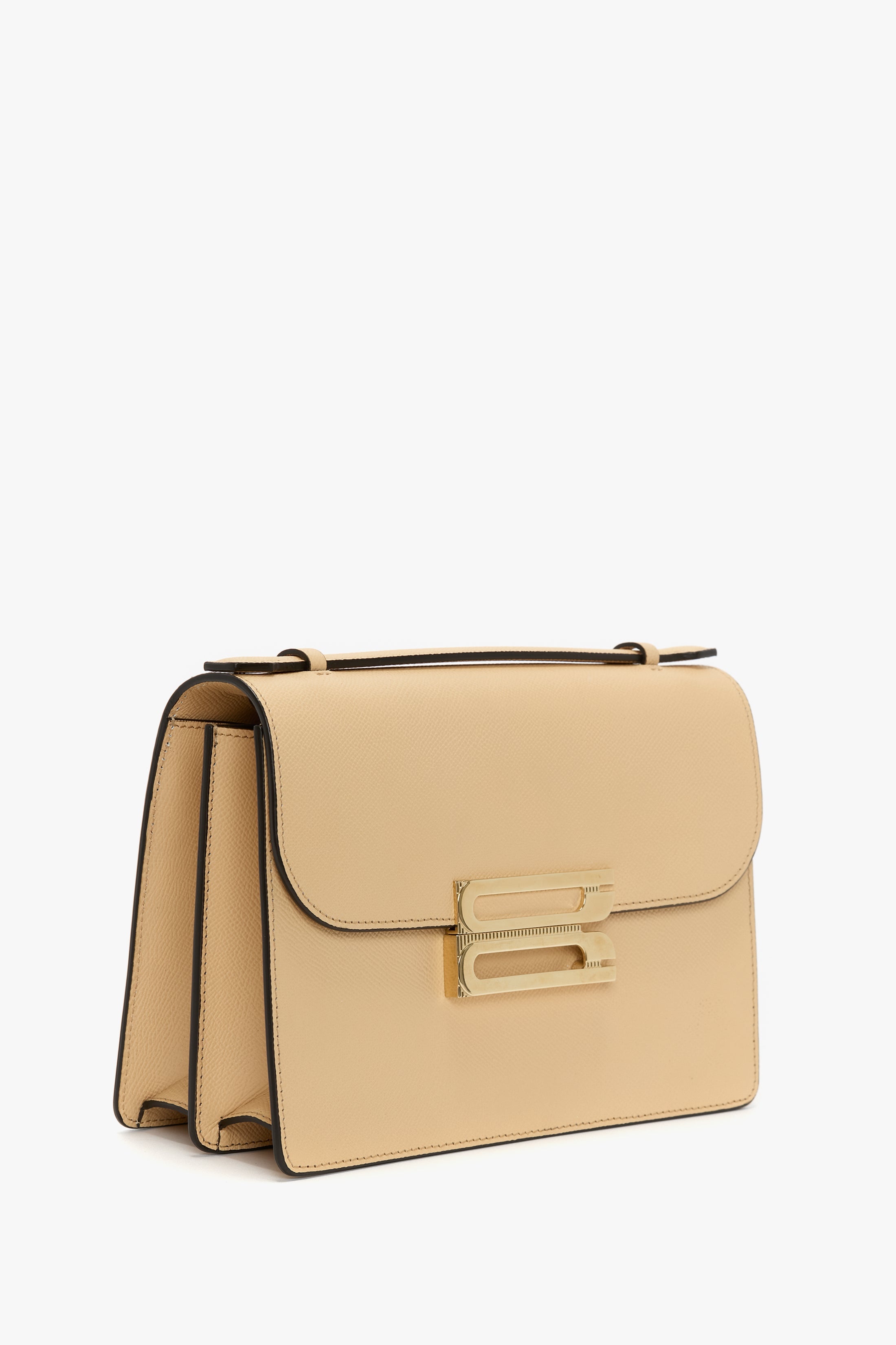 Dorian Bag In Peach Grained Leather - 3
