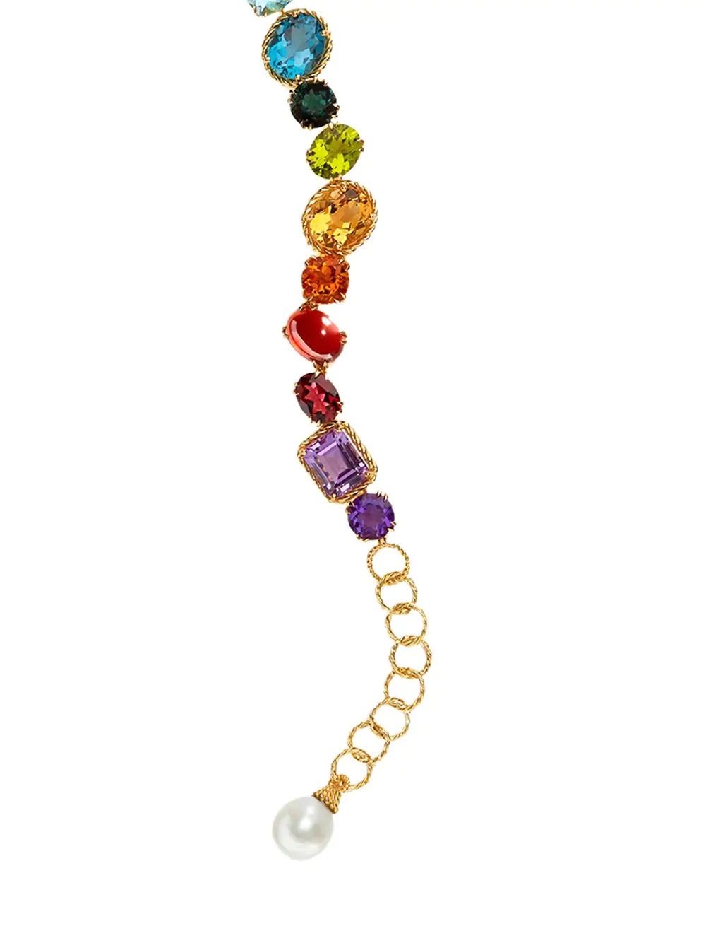 18kt yellow gold rainbow bracelet - 2