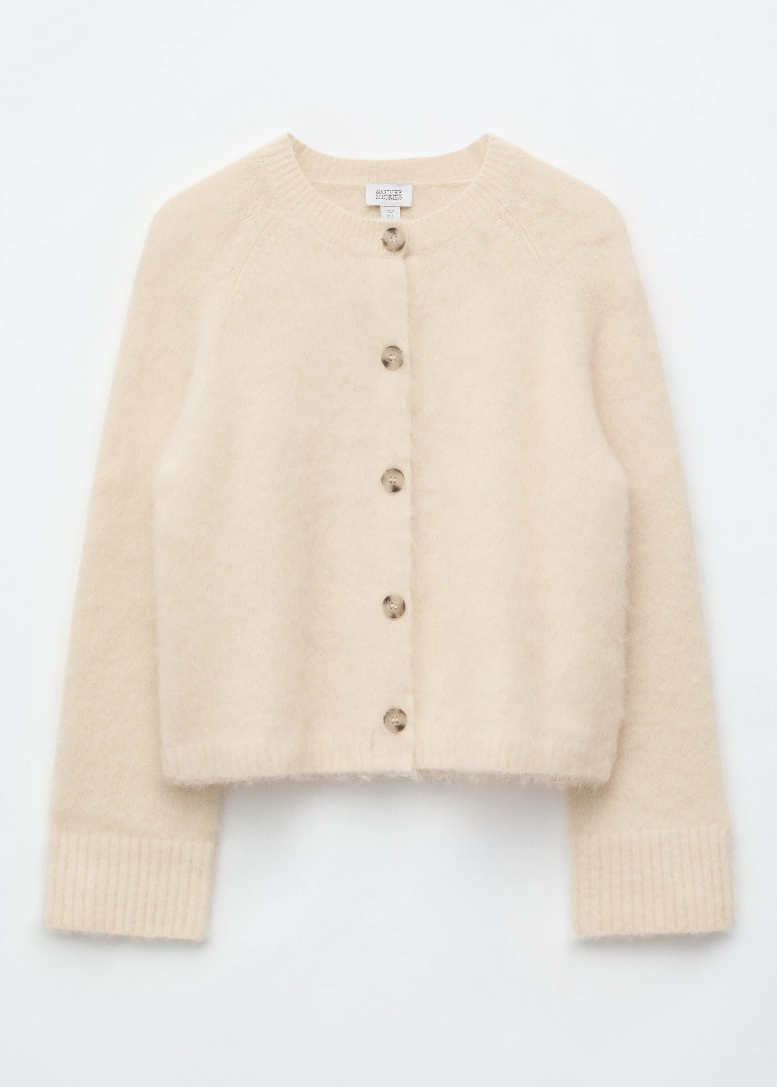 Mohair Blend Cardigan - 1