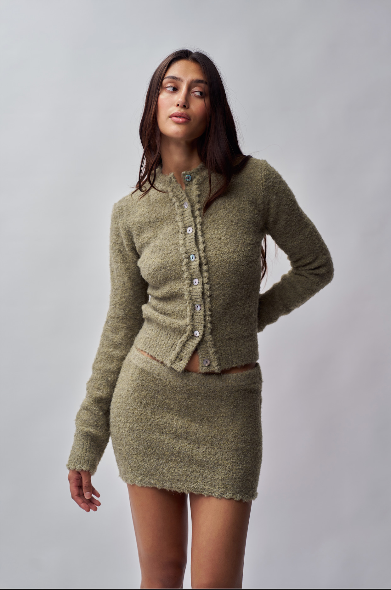 PALMYRA KNIT MINI SKIRT - 3