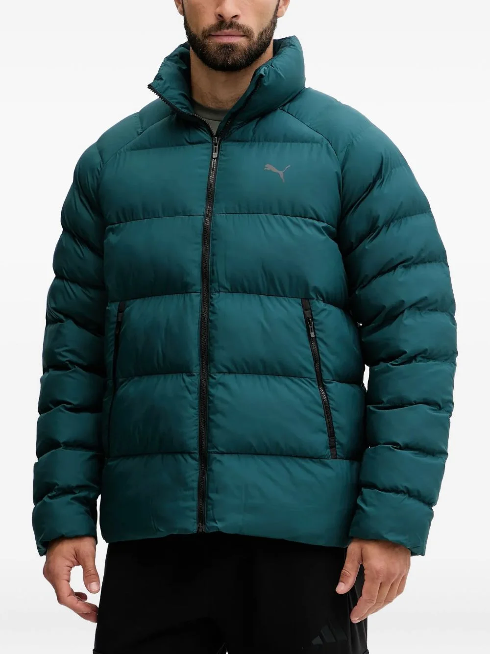 Mono zip puffer jacket - 1