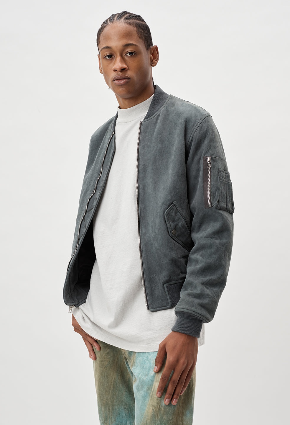 LEATHER BOGOTA BOMBER - 5