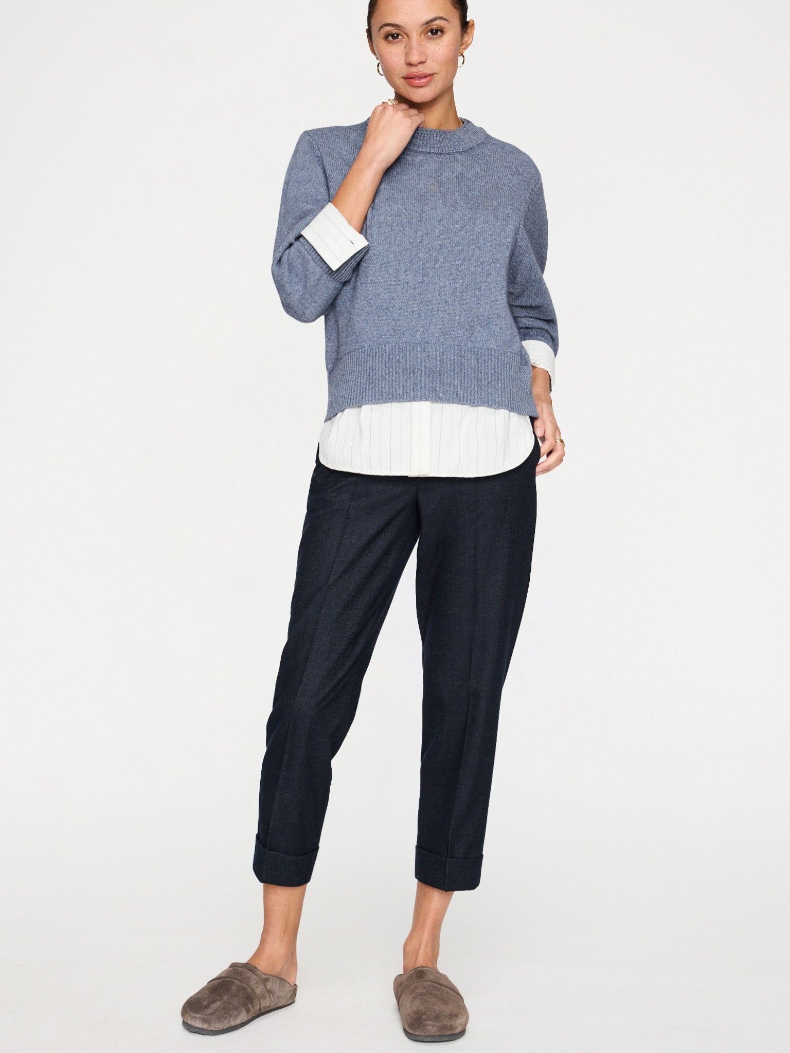 The Raya Ruched Crew Looker - 5