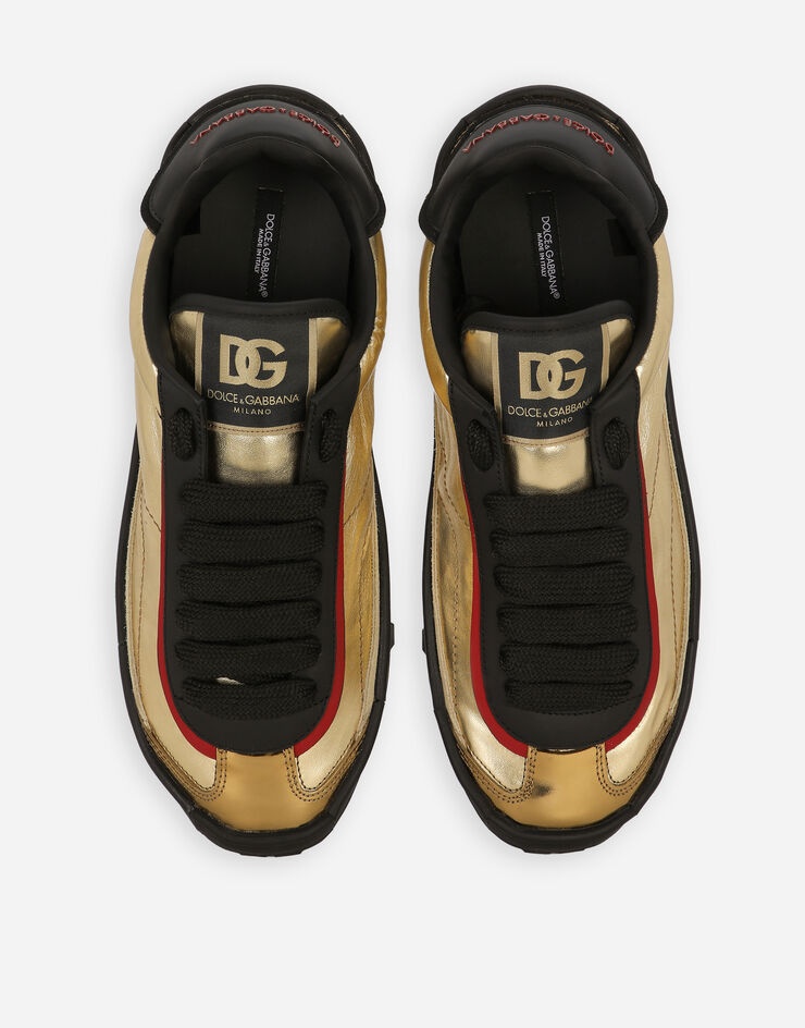 Mixed-material Old Runner sneakers - 5