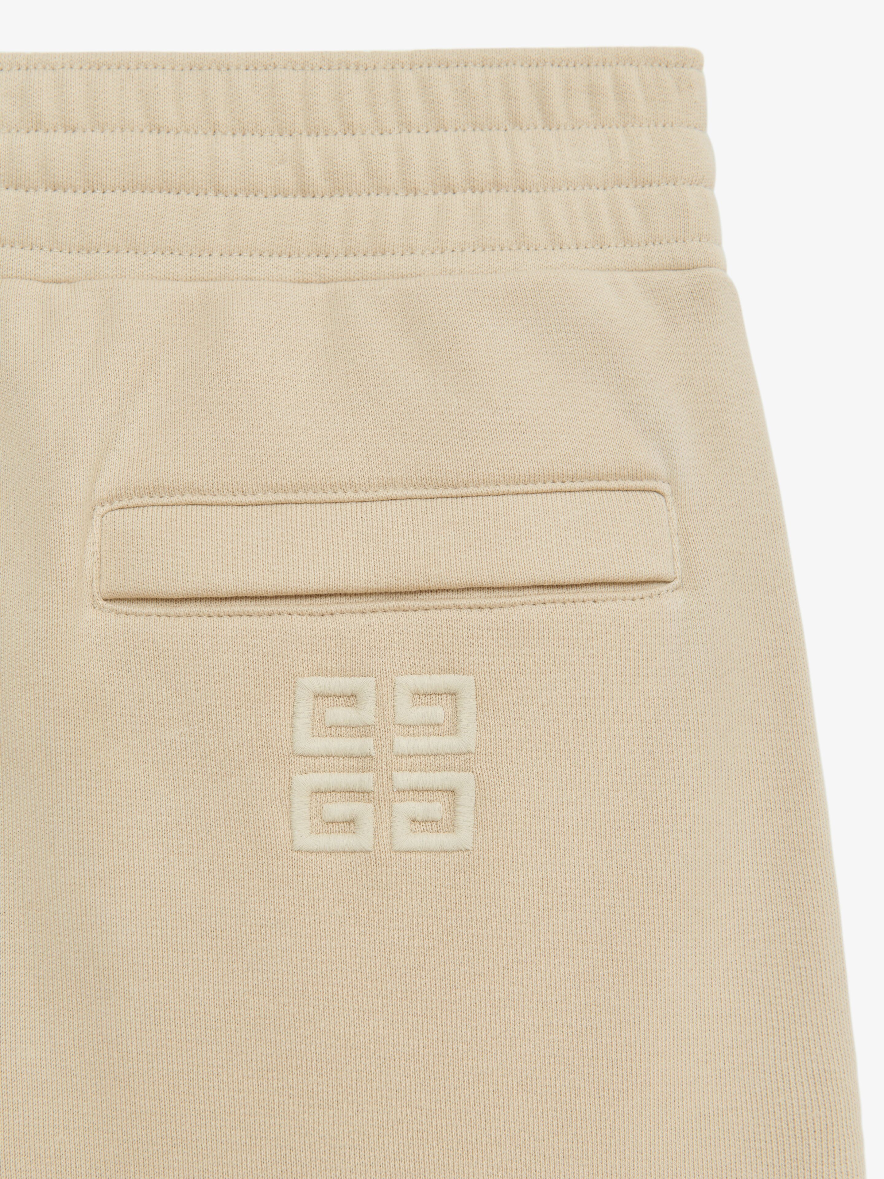 SLIM-FIT JOGGER PANTS IN EMBROIDERED FLEECE - 6