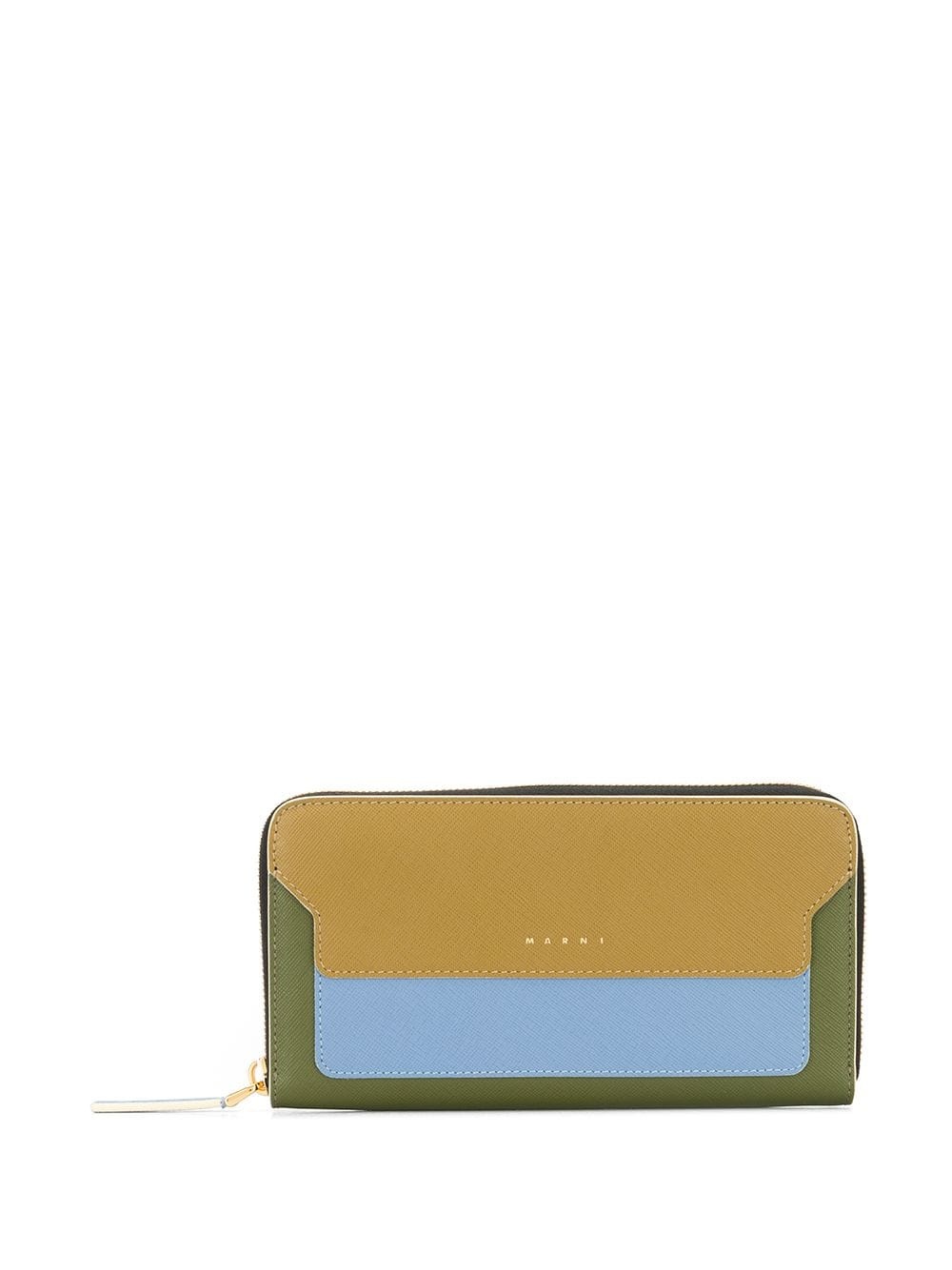 rectangular zip-around wallet - 1