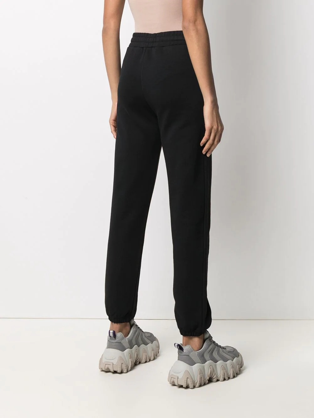 logo print track pants - 4