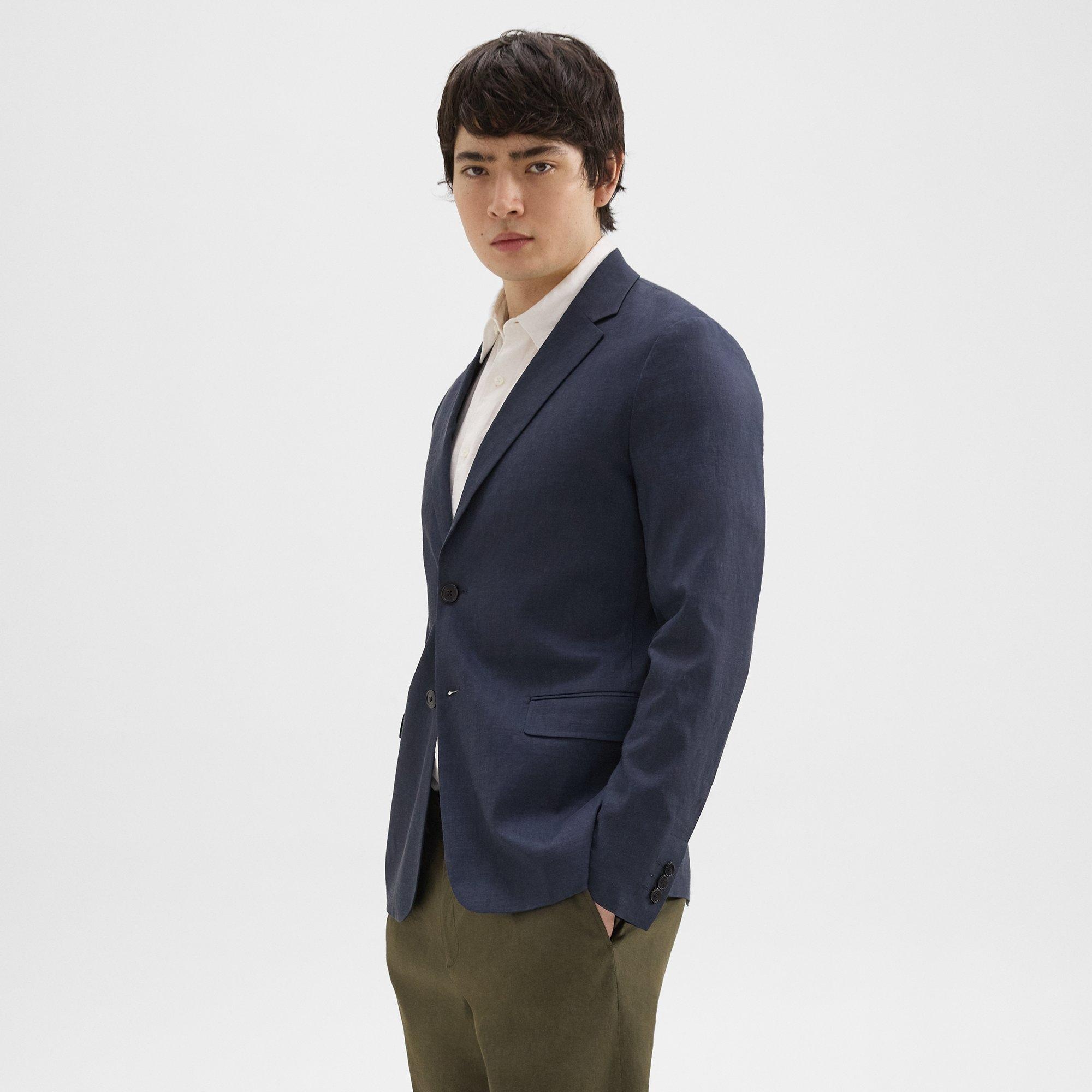 Clinton Blazer in Good Linen - 3