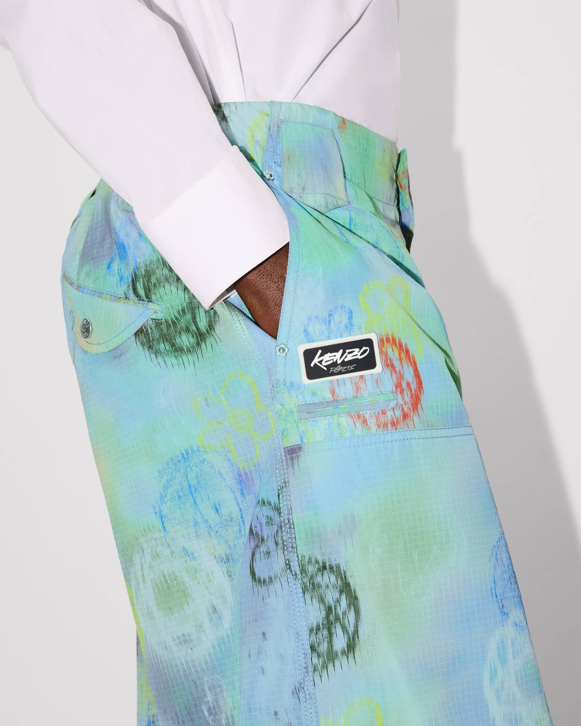 'Kenzo x Futura 2000' double knee pants - 7