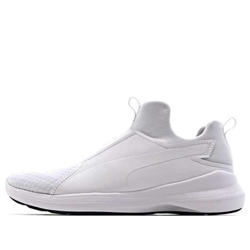 (WMNS) PUMA Rebel Mid Trainers White 364539-07 - 1