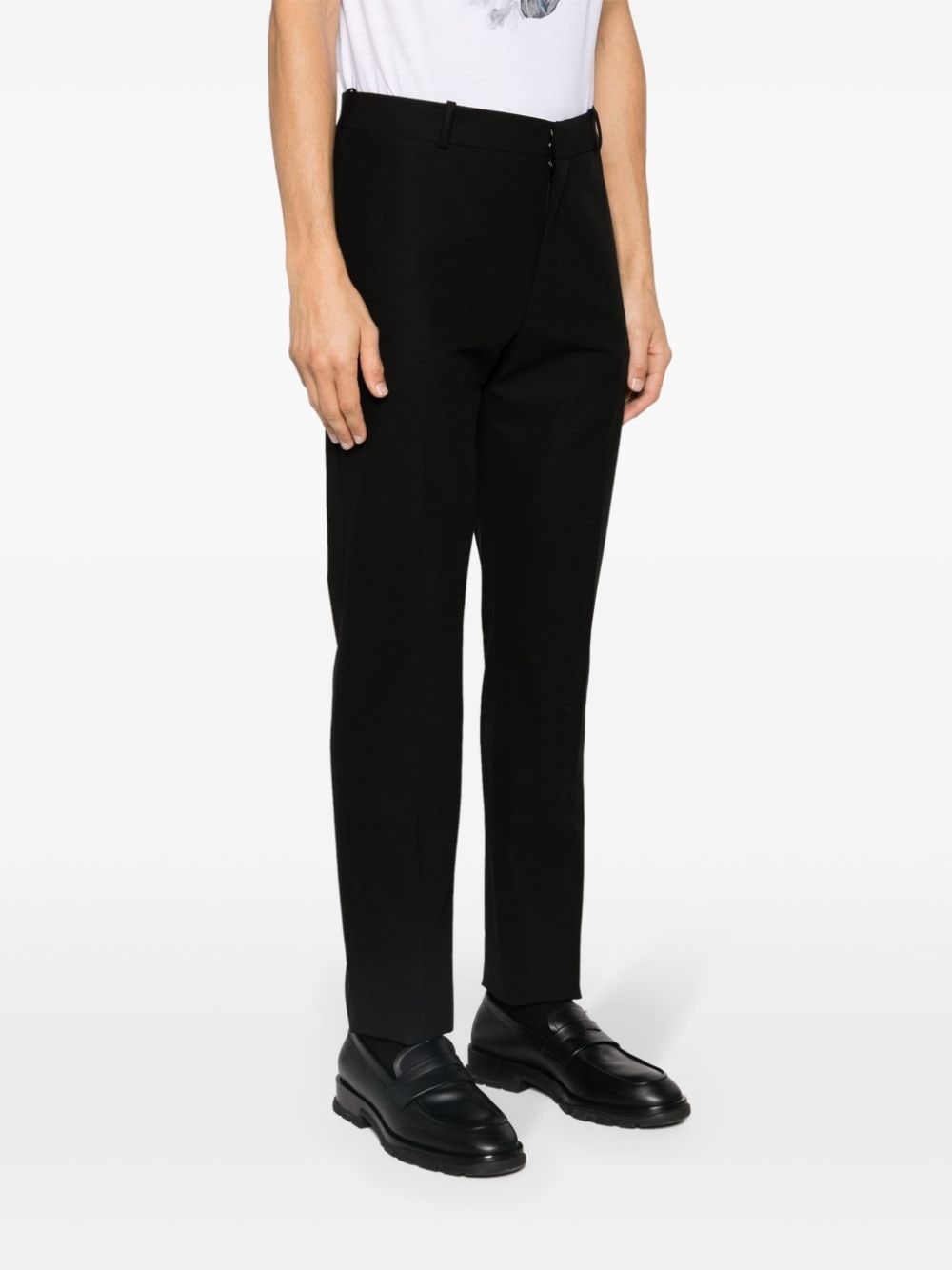 mid-rise tailored trousers - 3