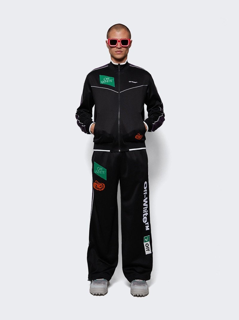 Off-White Multilogo Slim Tracktop Black And White outlook