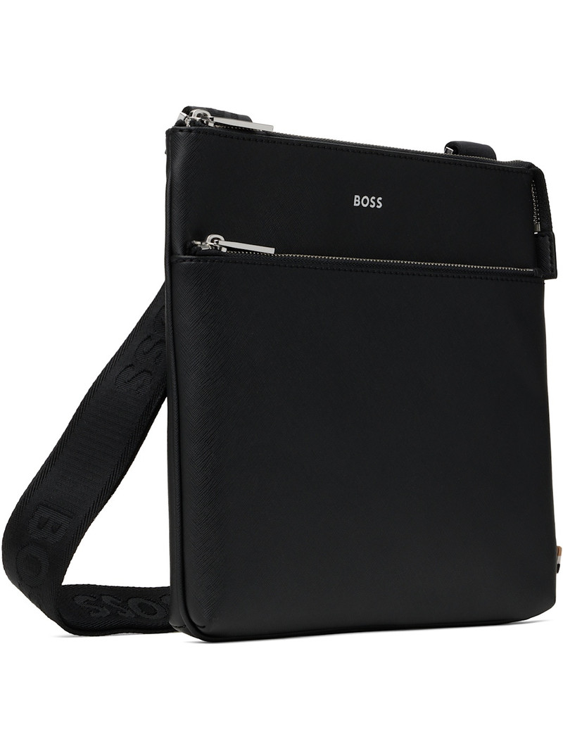 BOSS Black Saffiano Leather Bag outlook