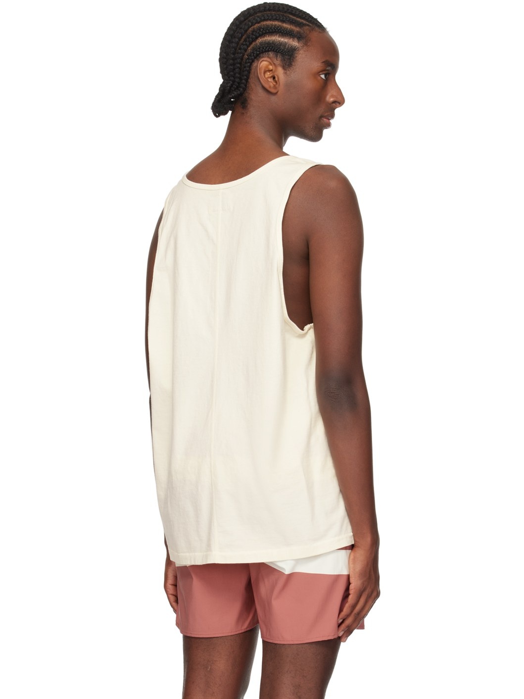 Off-White Embroidered Tank Top - 3