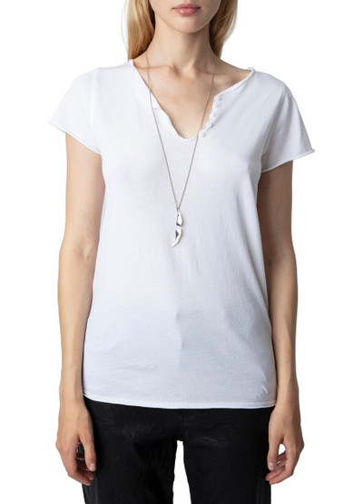 Zadig & Voltaire Amour Strass Henley T-shirt outlook