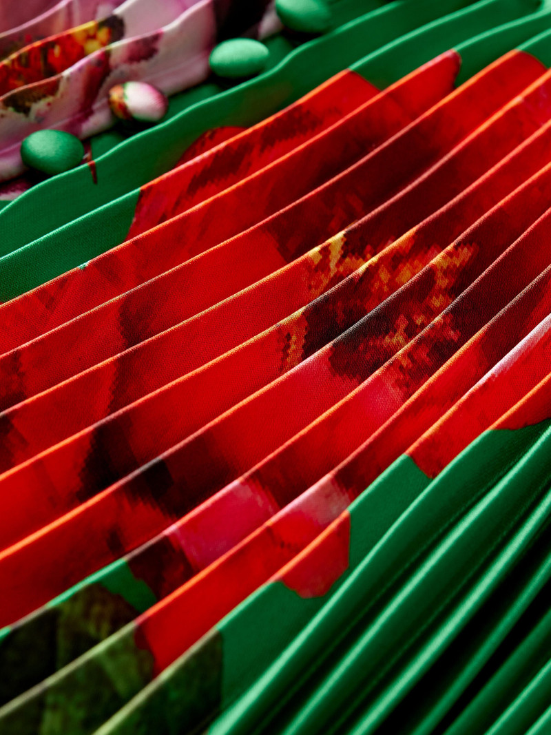 HALIA PLEATED MIDI DRESS 3