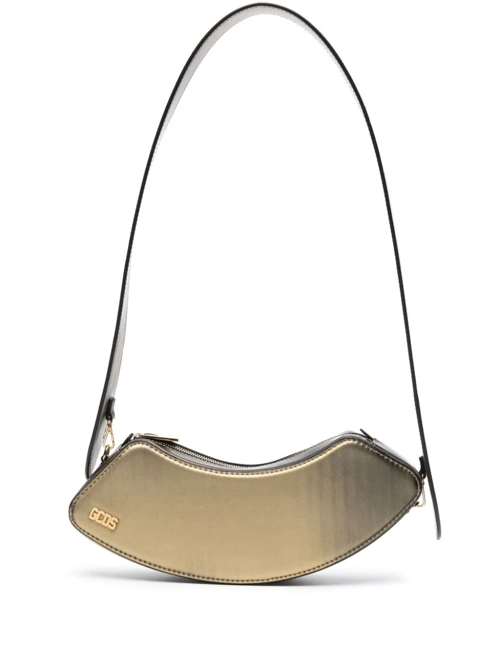 Comma holographic-effect medium shoulder bag - 1