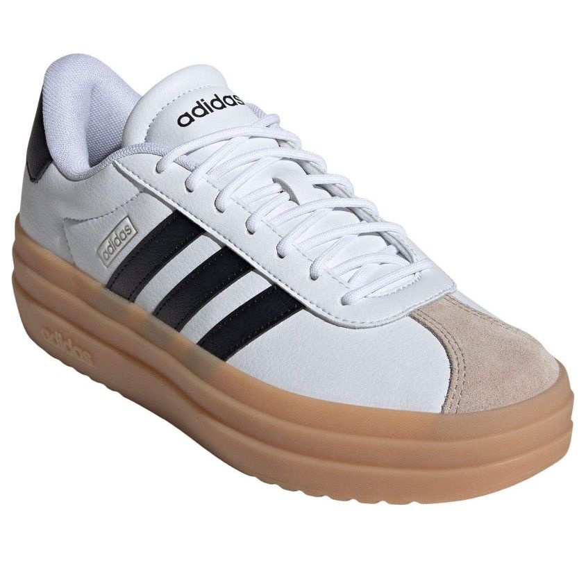 (WMNS) adidas VL Court Bold 'White Black Beige' IH3083 - 3