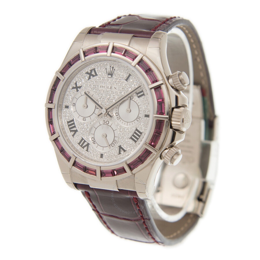 Rolex Cosmograph Daytona Chronograph Red Ruby Automatic Chronometer Diamond Men's Watch 116589 SALV - 2
