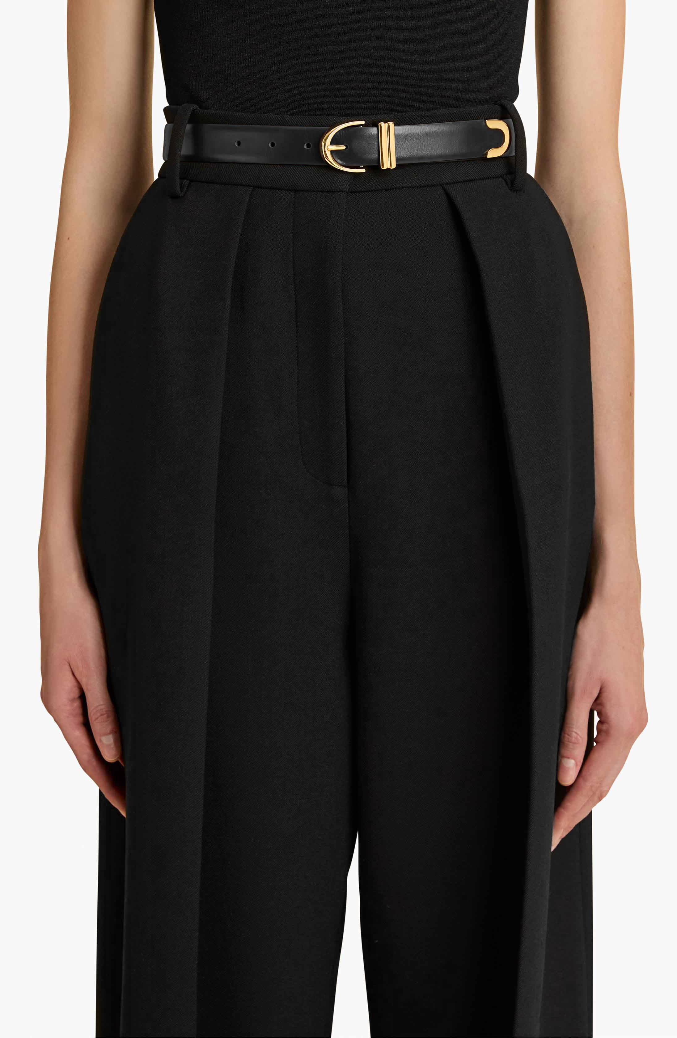 Bambi Skinny Leather Belt - 2