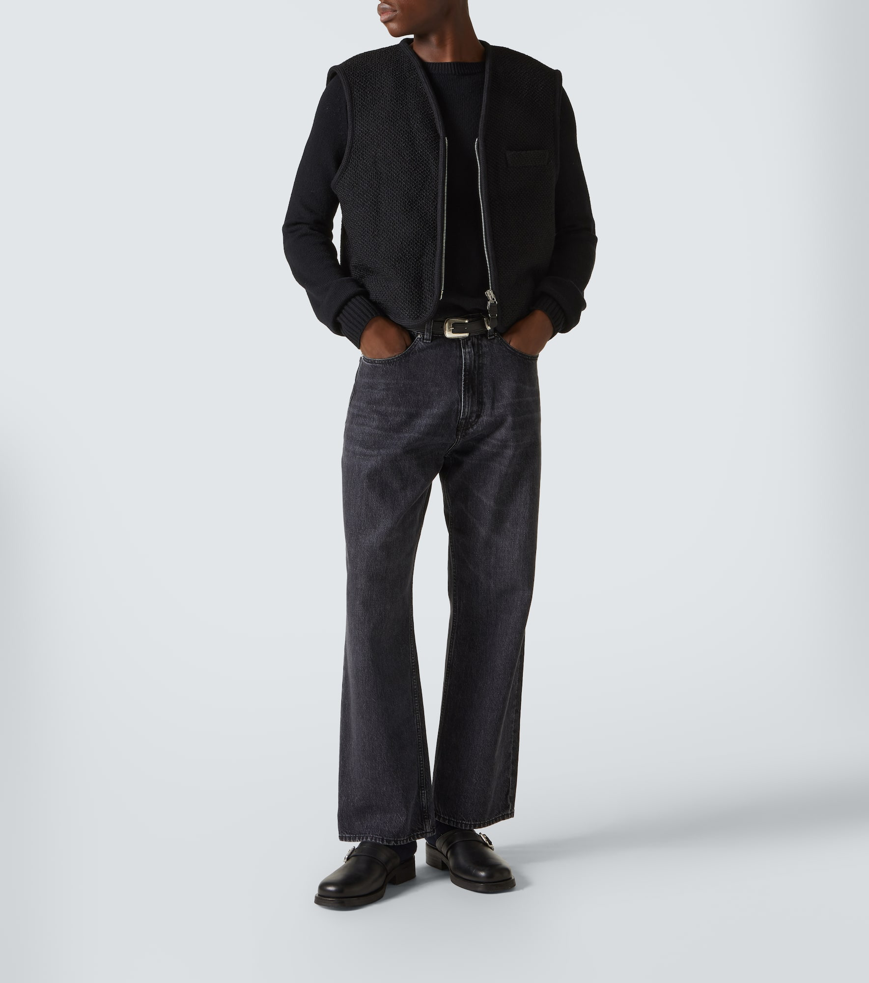 Faux shearling-lined vest - 2